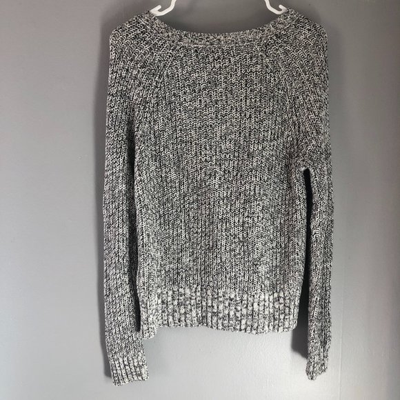 American Eagle Crewneck black and white sweater M - Picture 7 of 8